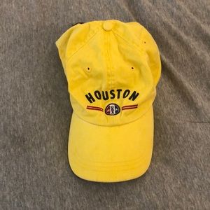 Yellow houston hat